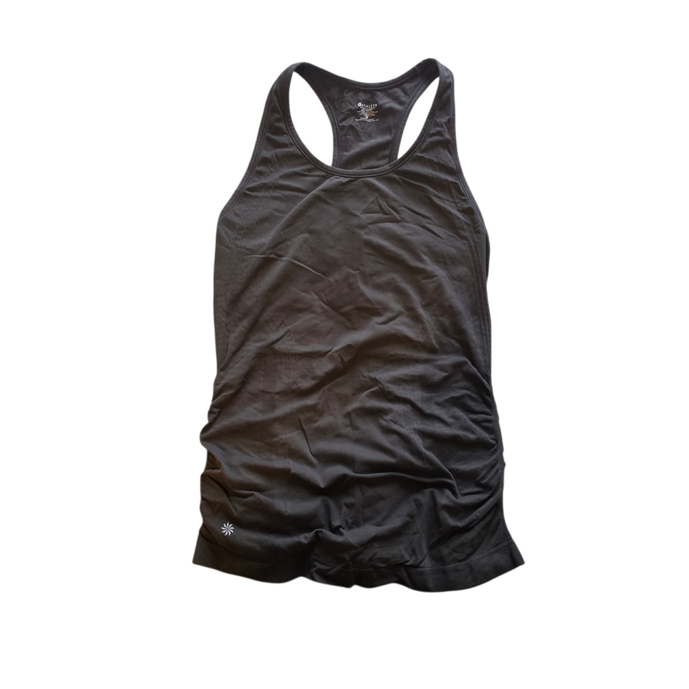 Athleta Womans Speedlight Seamless Dark Brown Racerback Tank Top